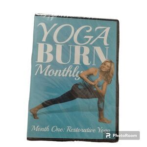 New Yoga Burn Monthly DVD Set Month One Restorative Yoga